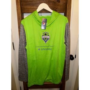 Fanatics Seattle Sounders FC MLS Western Conference Hoodie Shirt Mens M